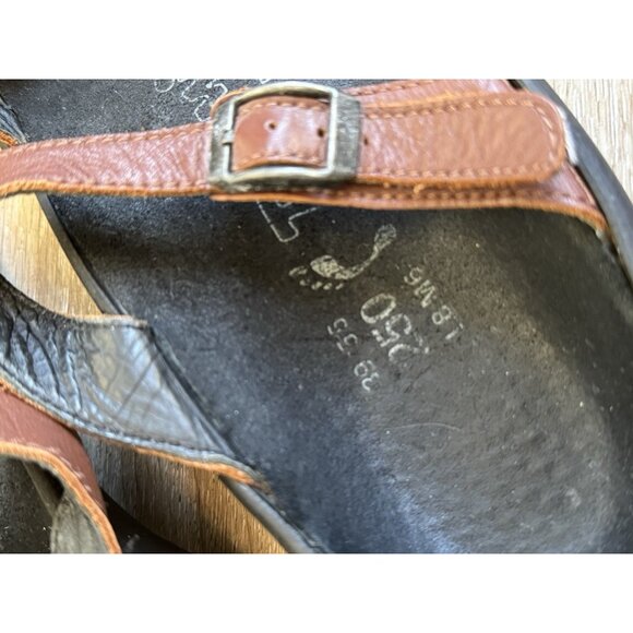 Tatami by Birkenstock Sandal Shoe Womens EUR 39 US 8 Cognac Strappy Open Toe - Picture 9 of 10